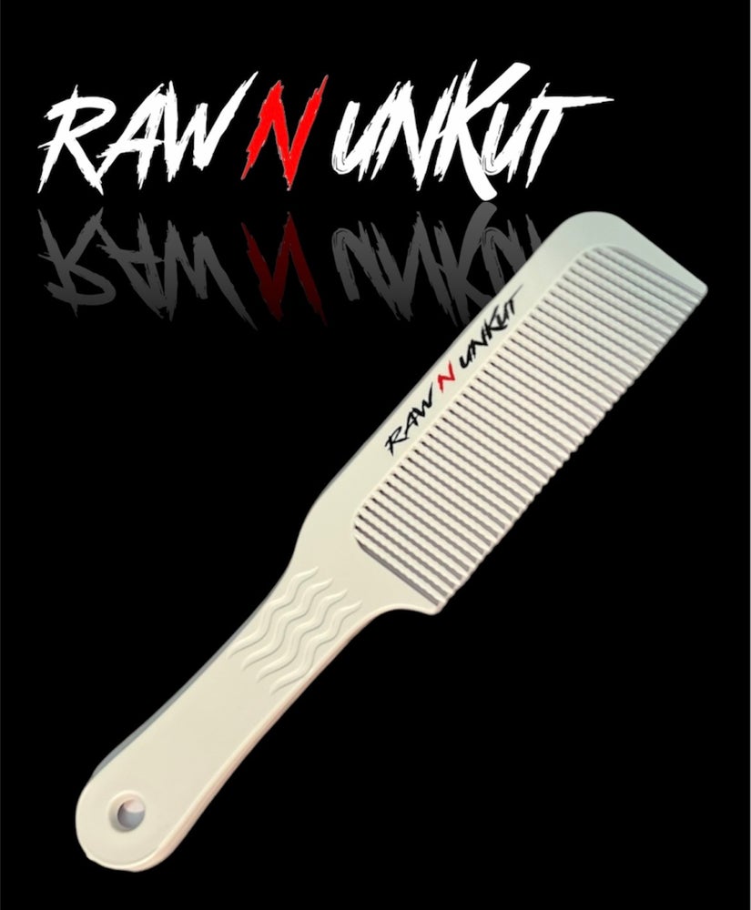 Raw N Unkut Professional Barber Comb Set Gripper Razor and Parting RAW N UNKUT