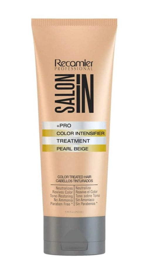 Recamier Salon In Pro Hair Color Intensifier Treatment, Pearl Beige, 8.45 oz