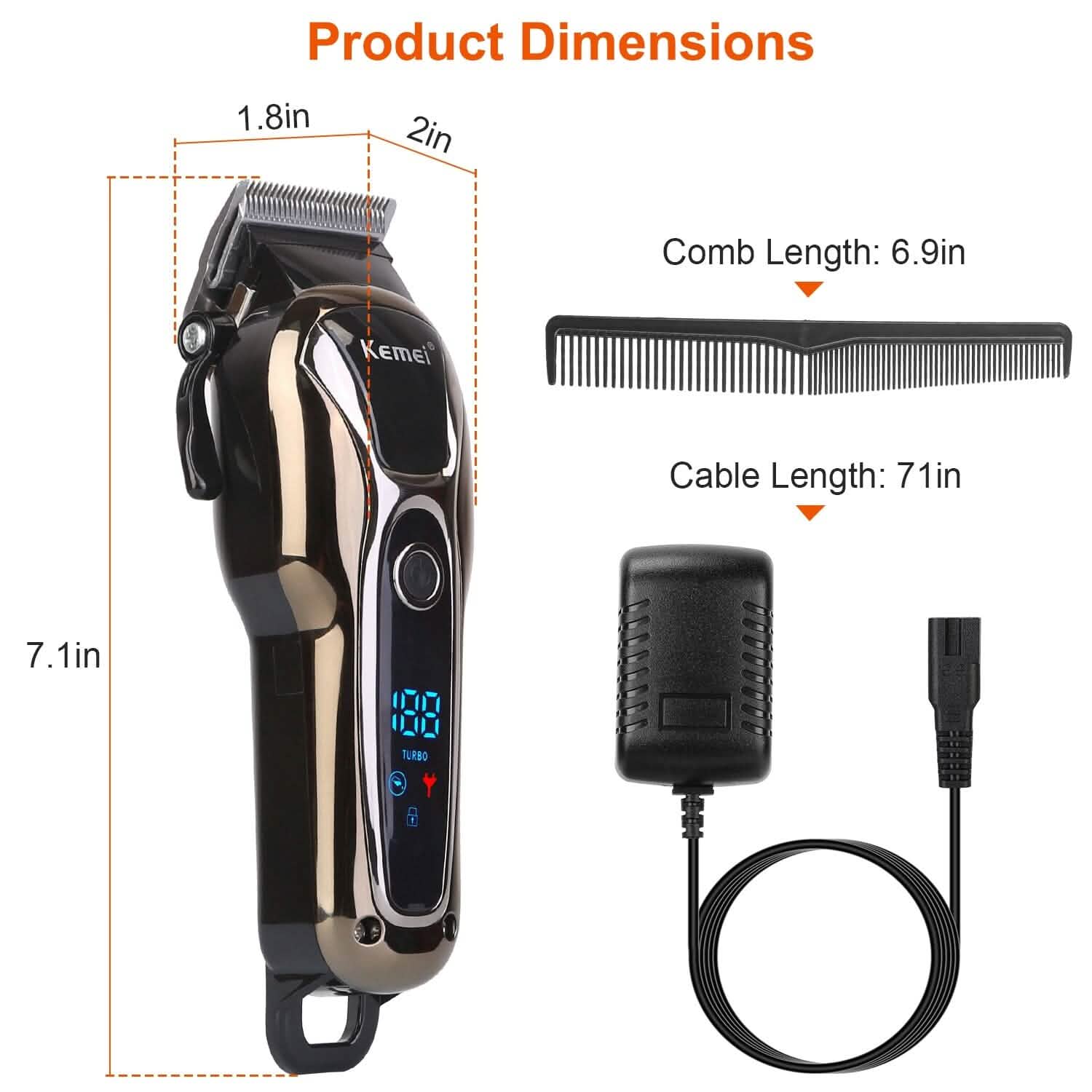 Rechargeable Electric Hair Clipper DailySale