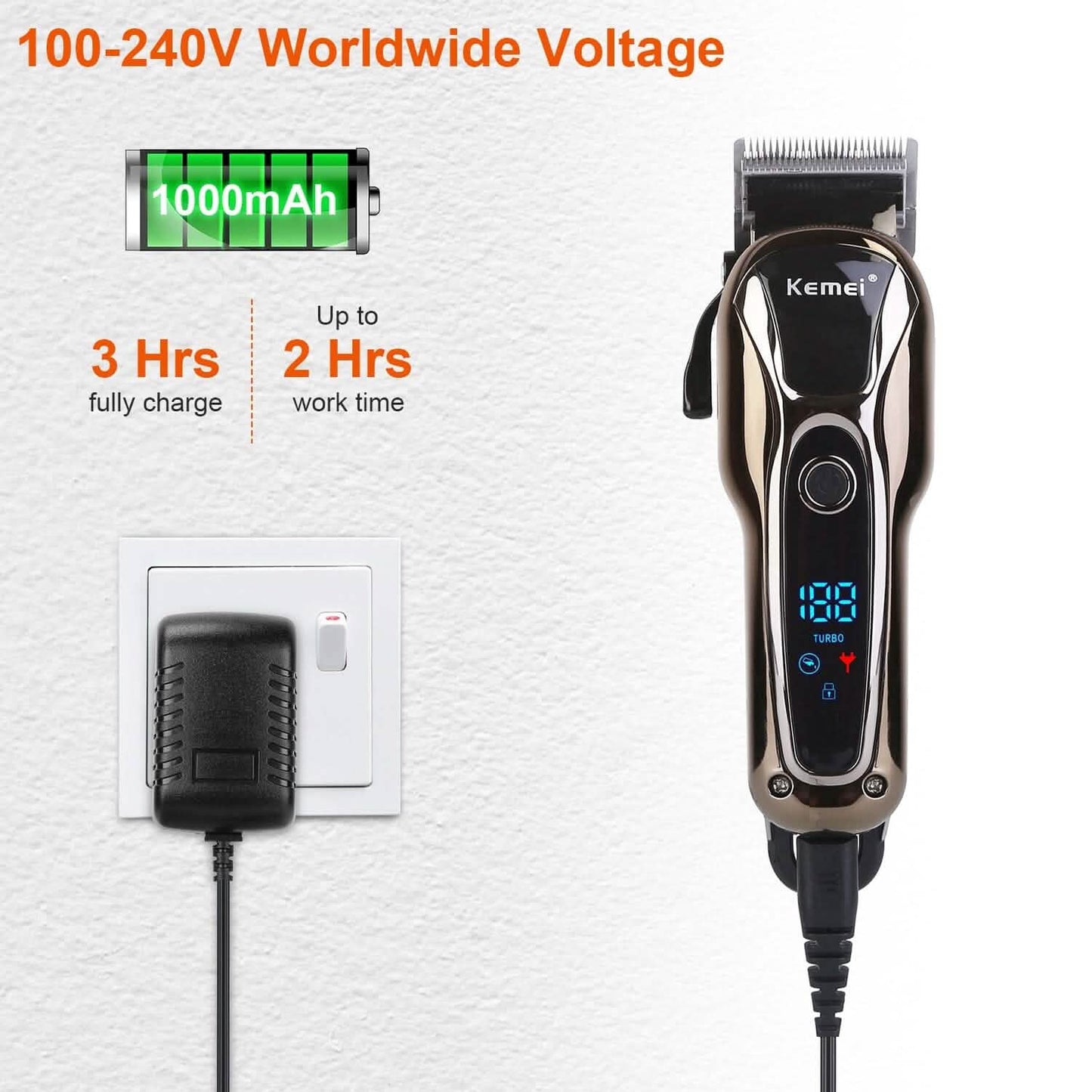 Rechargeable Electric Hair Clipper DailySale