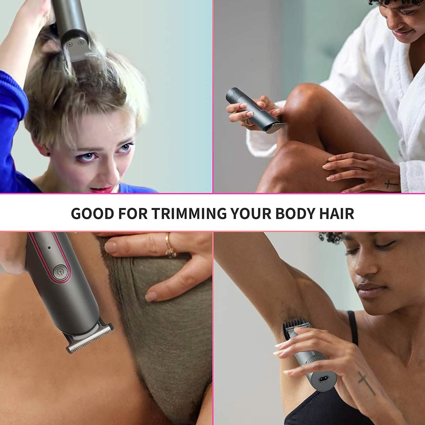 Rechargeable Hair Trimmer for Women DailySale