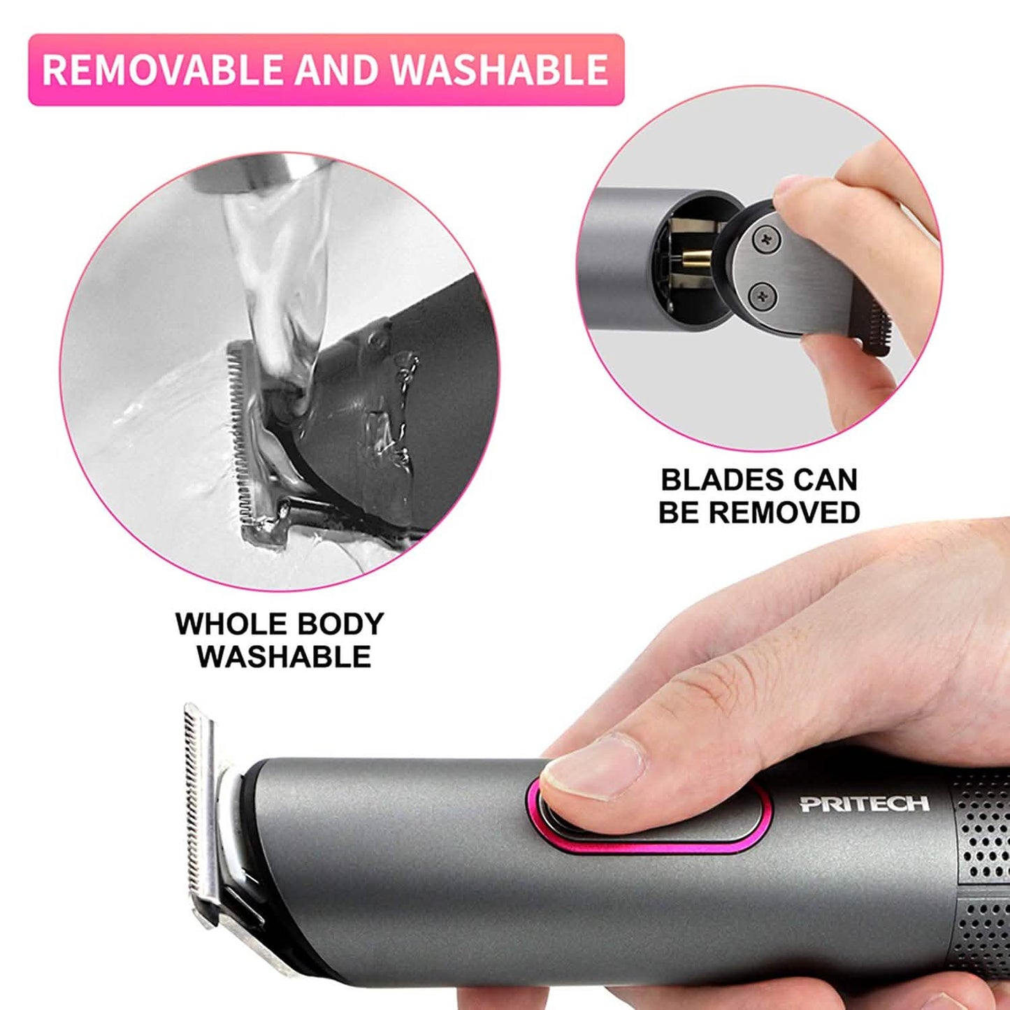 Rechargeable Hair Trimmer for Women DailySale