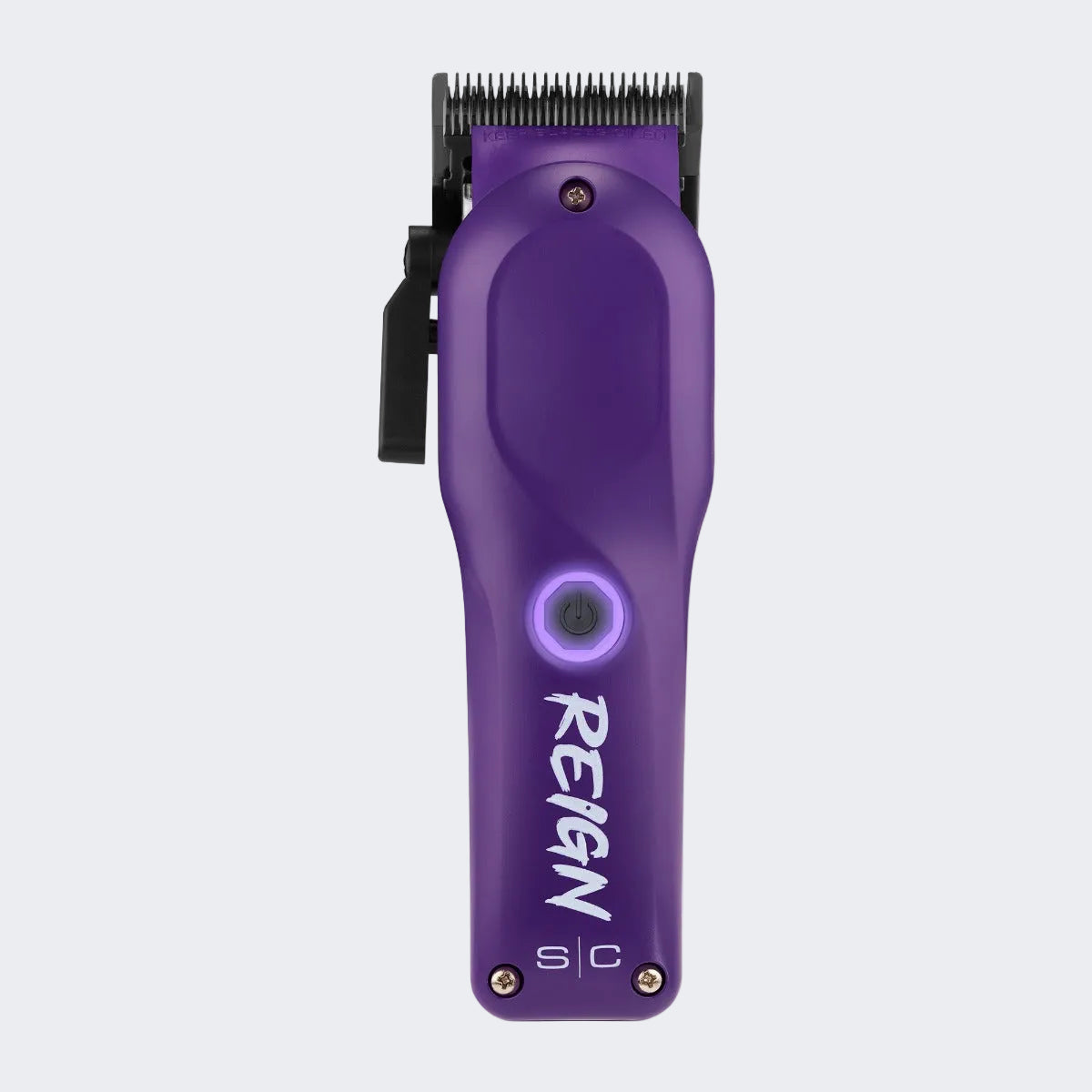 StyleCraft Reign Professional Hair Clipper with EON Digital Brushless Motor - Purple Certified Clippers
