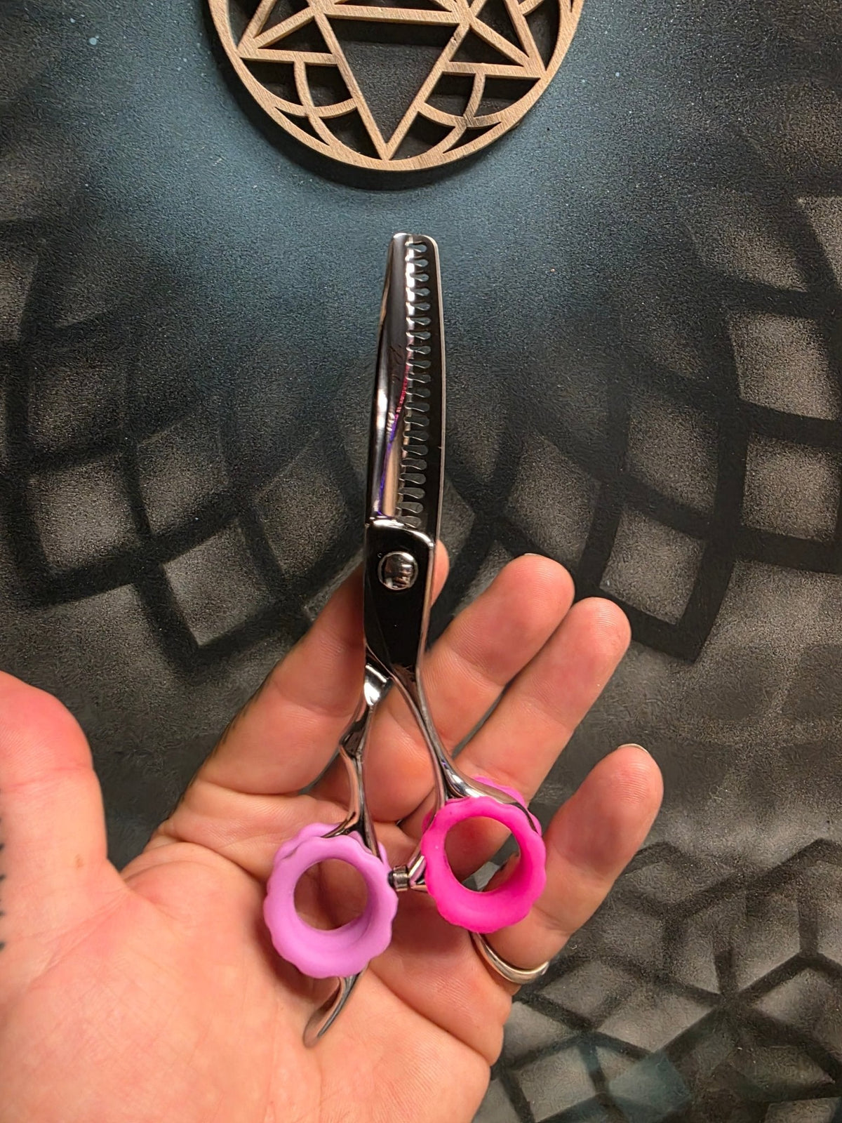 Reiki Shears - Axis Serrated Dual Tooth Blender Reiki Shears