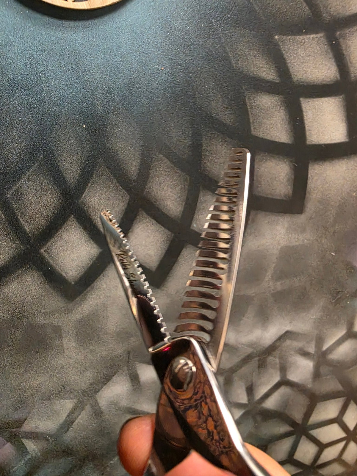 Reiki Shears - Axis Serrated Dual Tooth Blender Reiki Shears