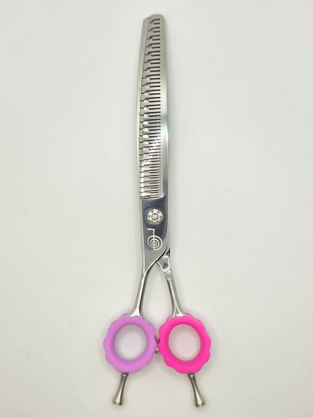 Reiki Shears - Left-Handed Curved Chunker - Southpaw Signature by Cat The Dog Groomer Reiki Shears
