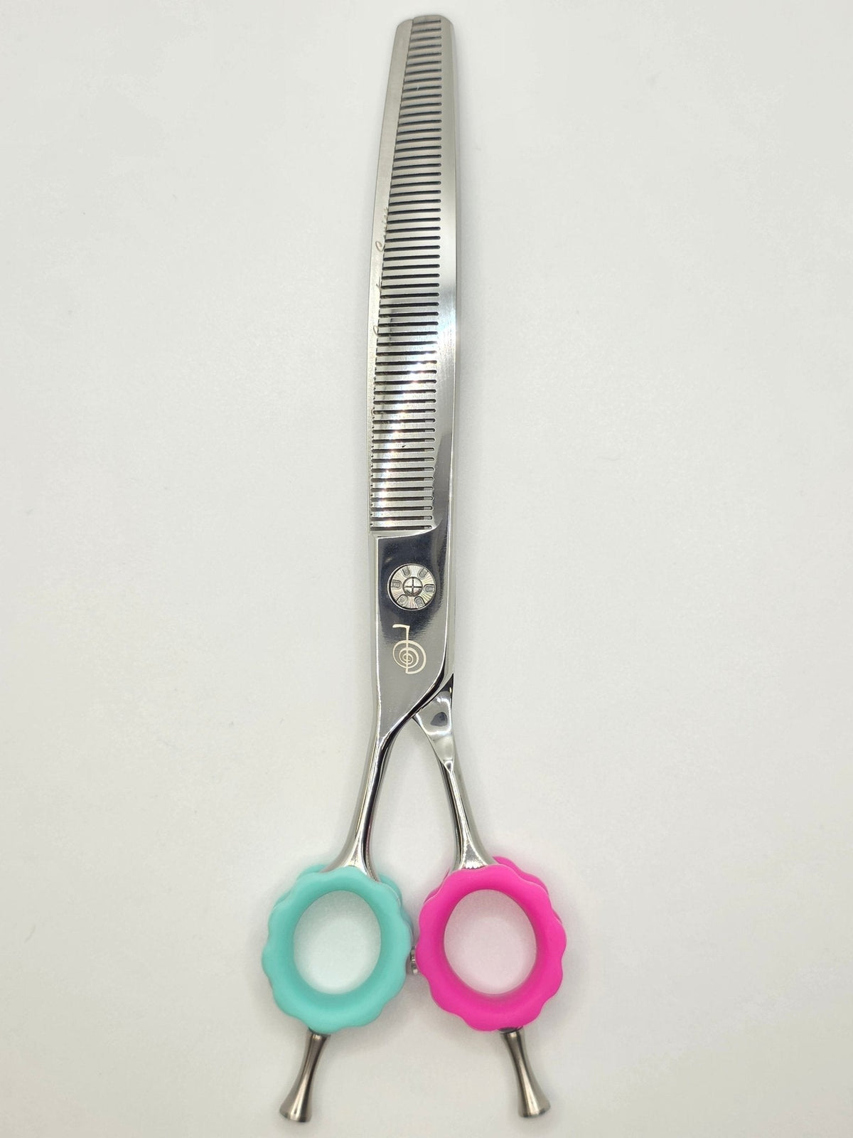 Reiki Shears - Left-Handed Curved Thinner - Southpaw Signature by Cat The Dog Groomer Reiki Shears