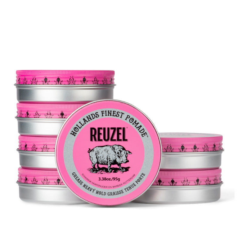 Reuzel Pink Heavy Grease Strong Hold Pomade 95g Beauty Care Bag