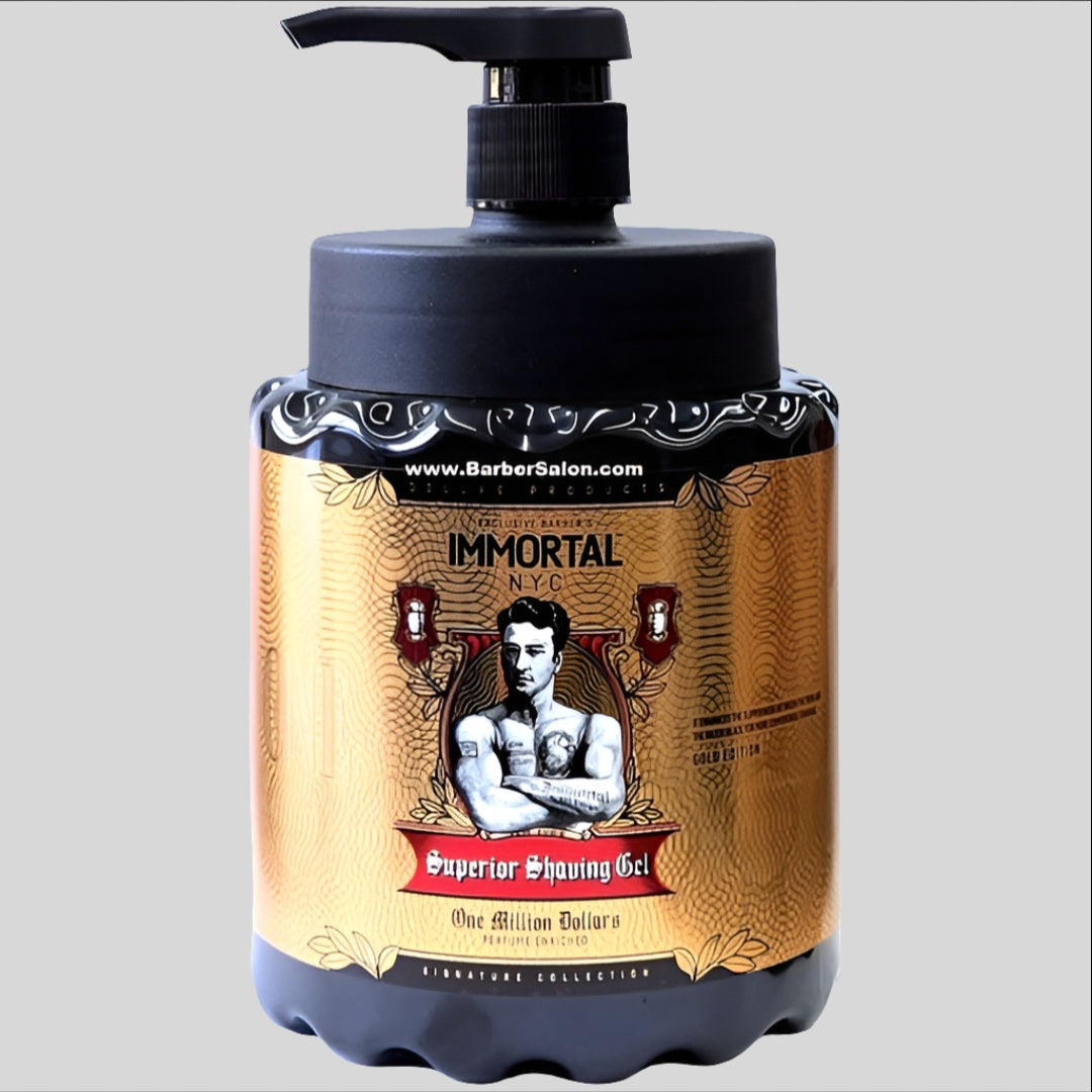 IMMORTAL One Million Dollars Shaving Gel | 100ML – 34 FL. OZ.