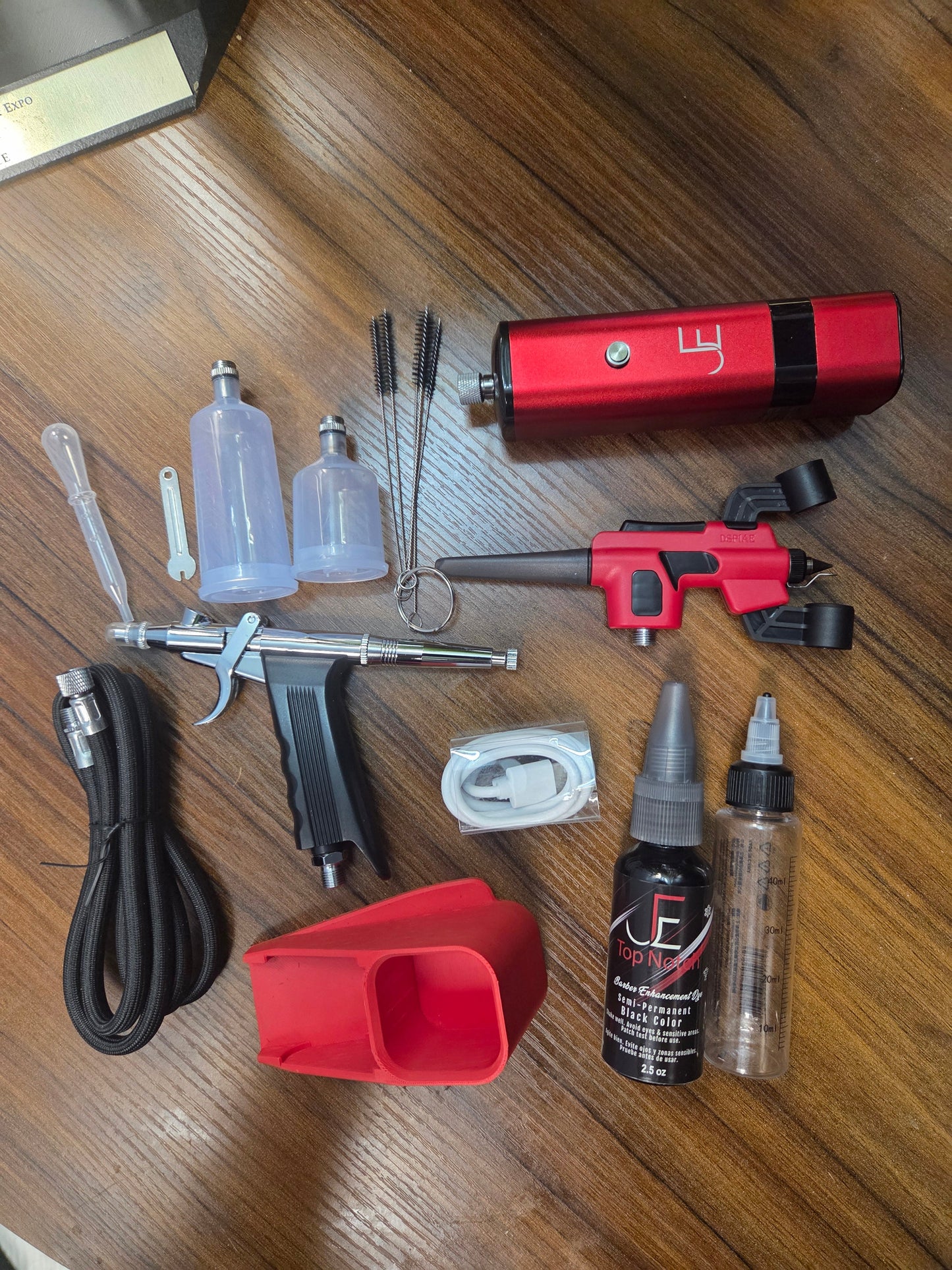 J.E-LINE Airbrush Barber Kit – Professional No-Clog Precision Combo J.E-LINE LLC