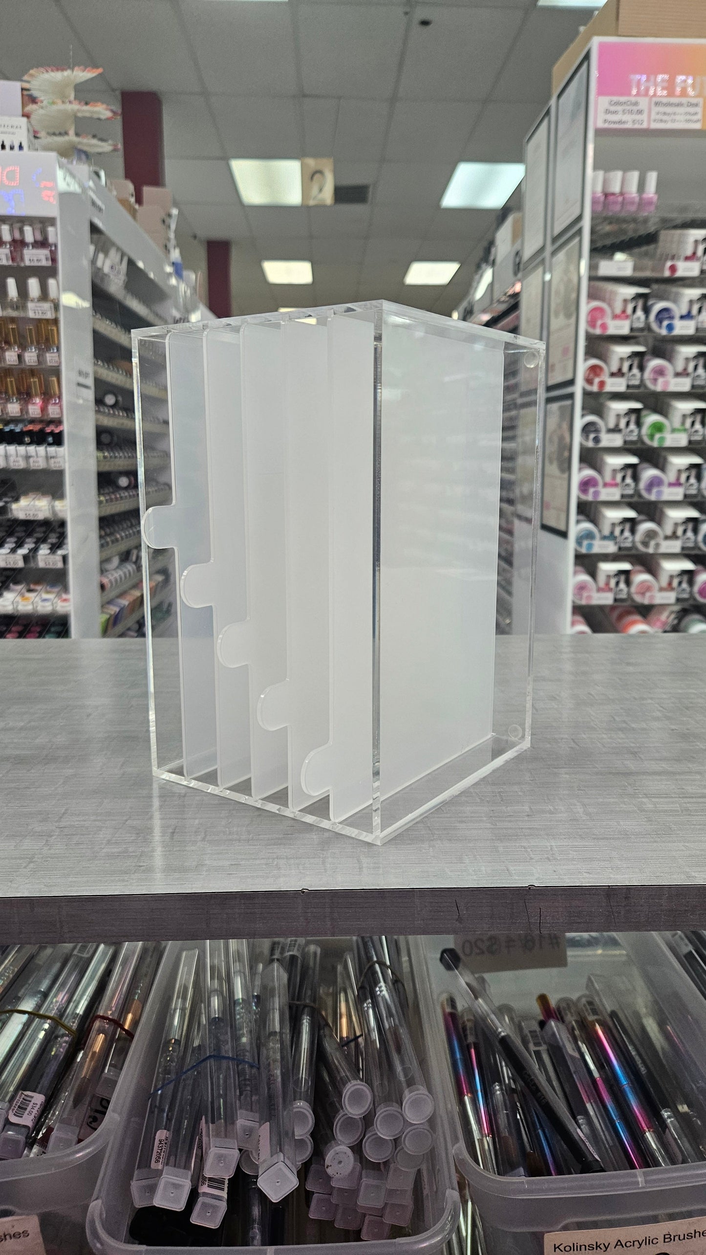 Fierce Beauty - Nail Art Display (5 Divider)