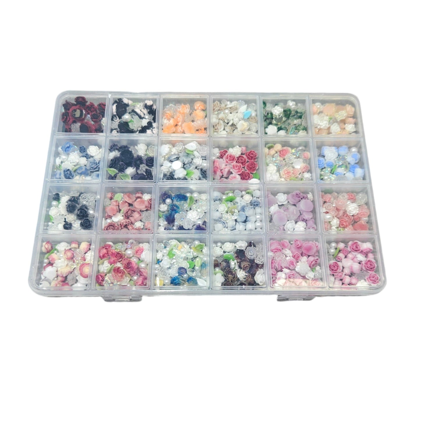 Gel-Le - 3D Rose Charms -Flowers