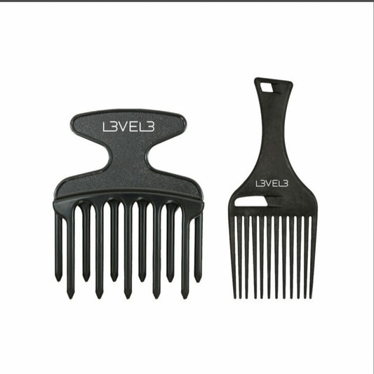 LEVEL3 Hair Pick Comb Set