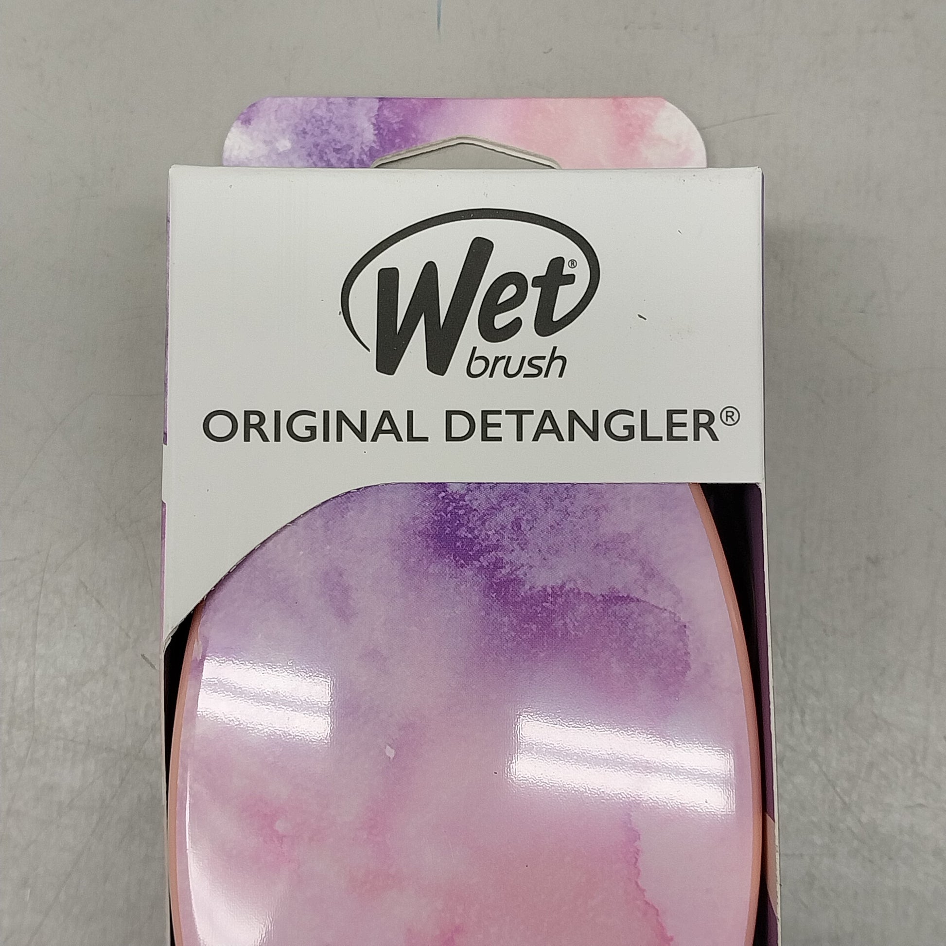 WET BRUSH (4 PACK) Original Detangler Hair Brush Pink / Purple Watermark Pattern PayWut
