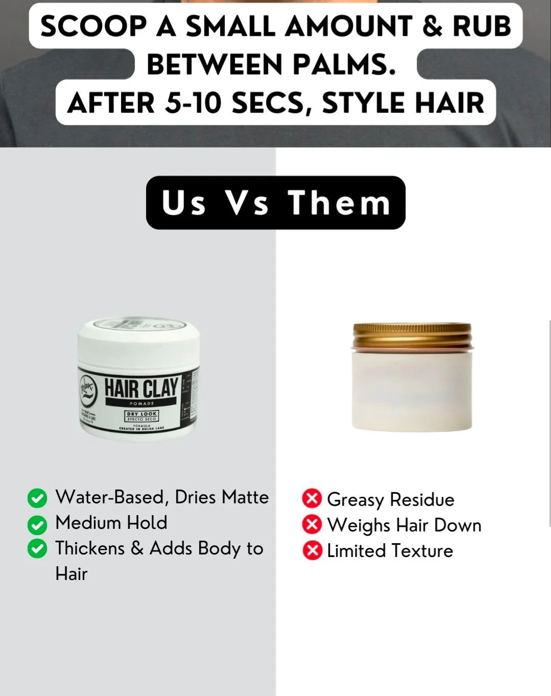Rolda Hair Clay 5.29 oz. Island mobile supplies