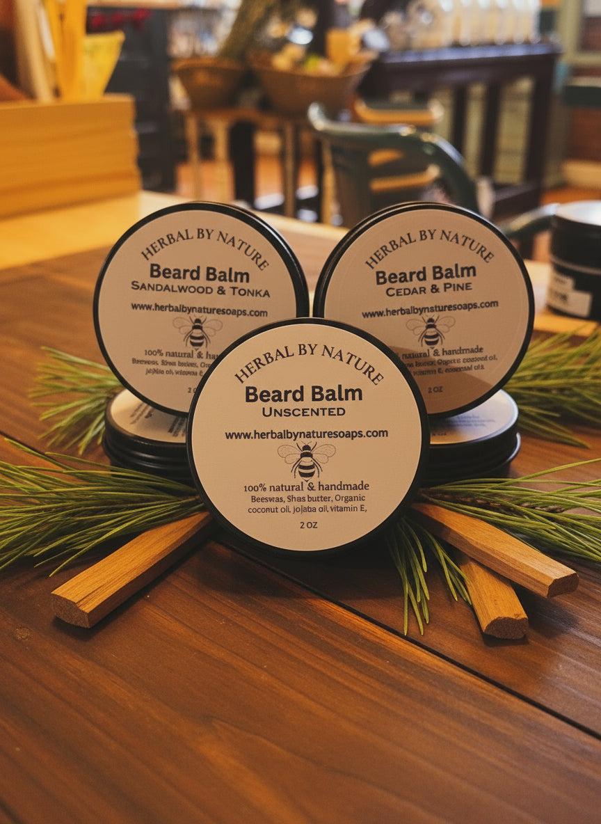 Natural Beeswax Beard Balm Herbal By Nature Soaps