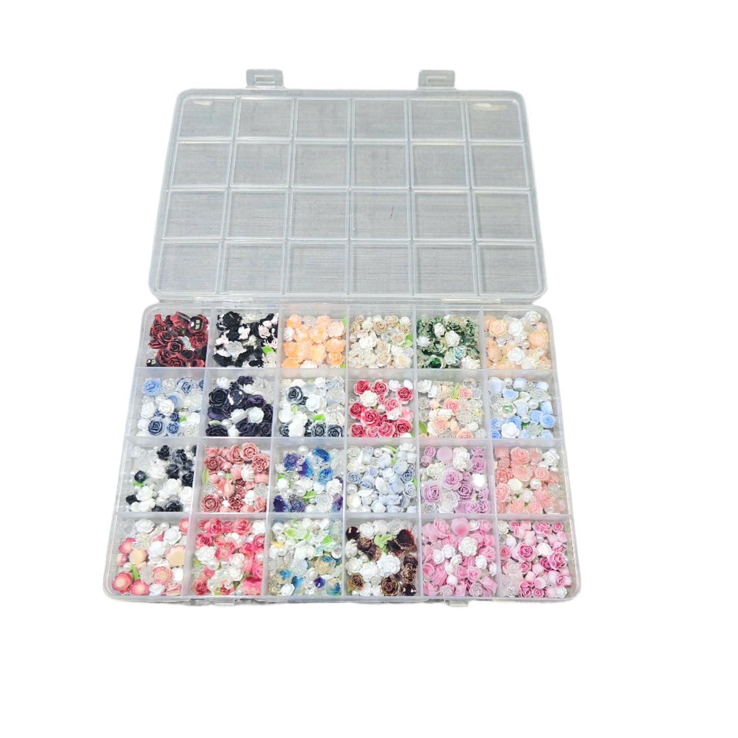 Gel-Le - 3D Rose Charms -Flowers