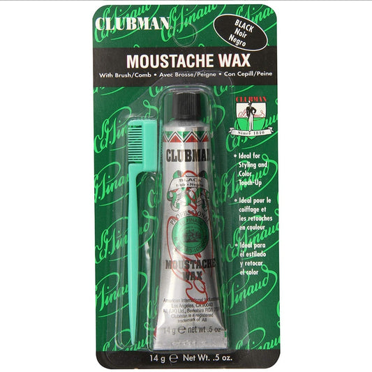 Clubman Moustache Wax Black 0.5 oz.