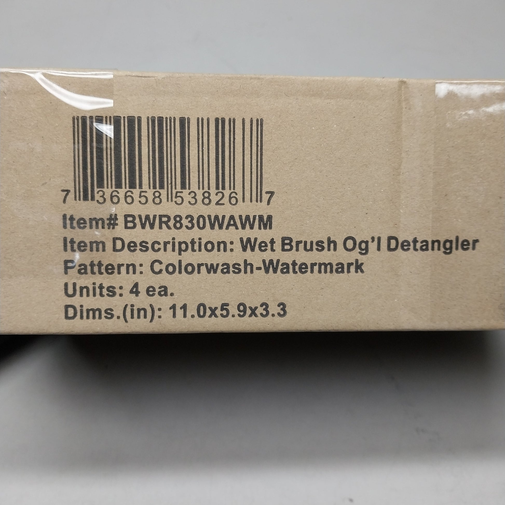 WET BRUSH (4 PACK) Original Detangler Hair Brush Pink / Purple Watermark Pattern PayWut