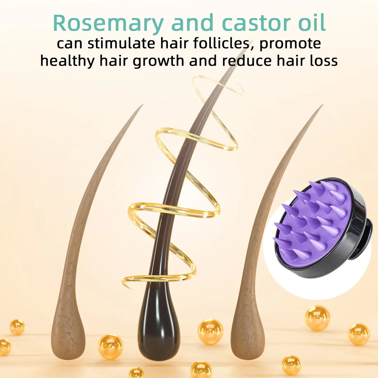 Rosemary Castor Hair Growth Oil 118ml Treatment ARBA Global