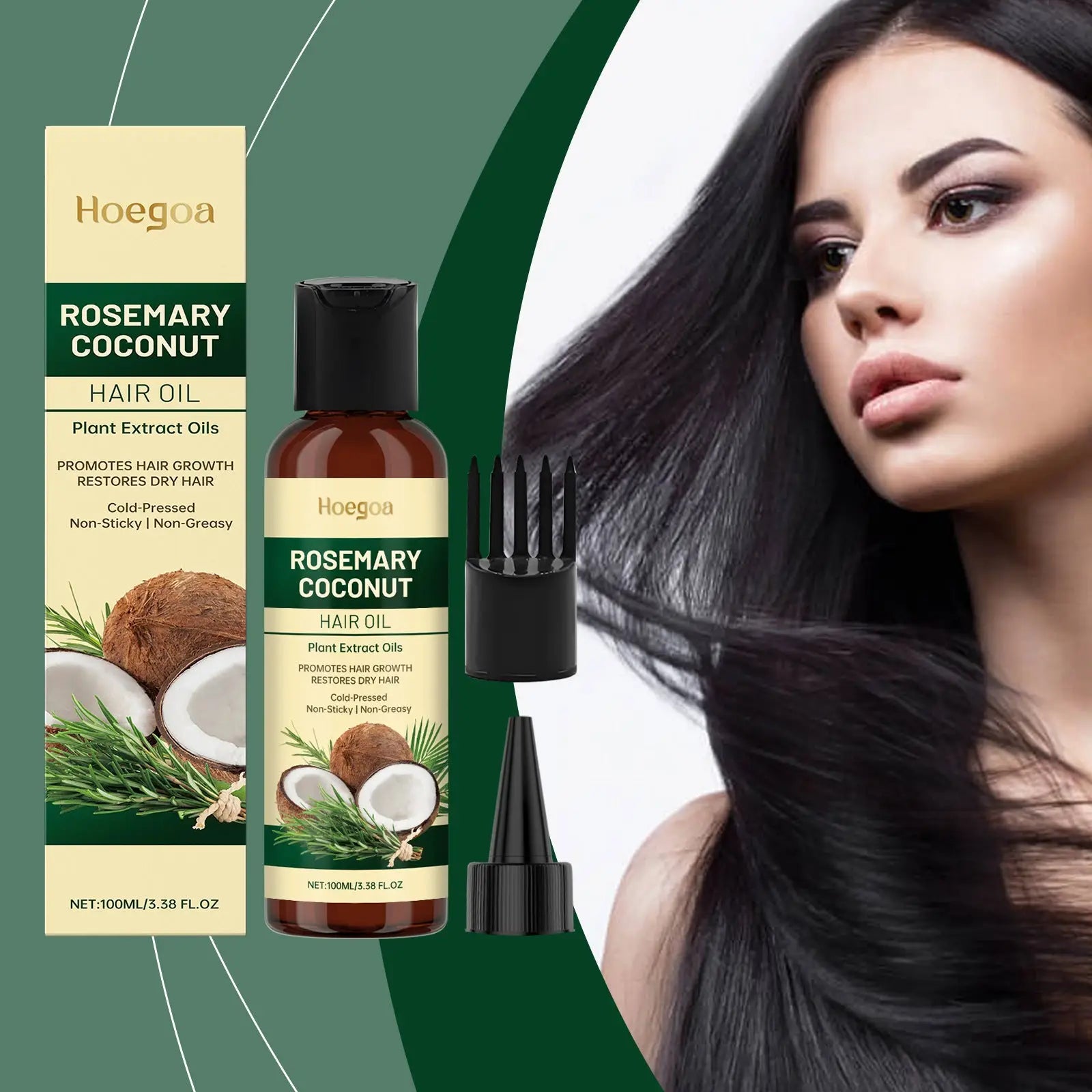 Rosemary Coconut Hair Oil for Growth and Dry Hair Care 100ml ARBA Global