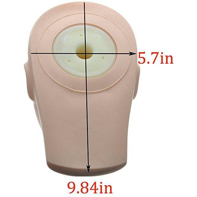 VIP Extensions Rubber Practice Mannequin Head for Eyelashes Makeup & Massage VIP Extensions