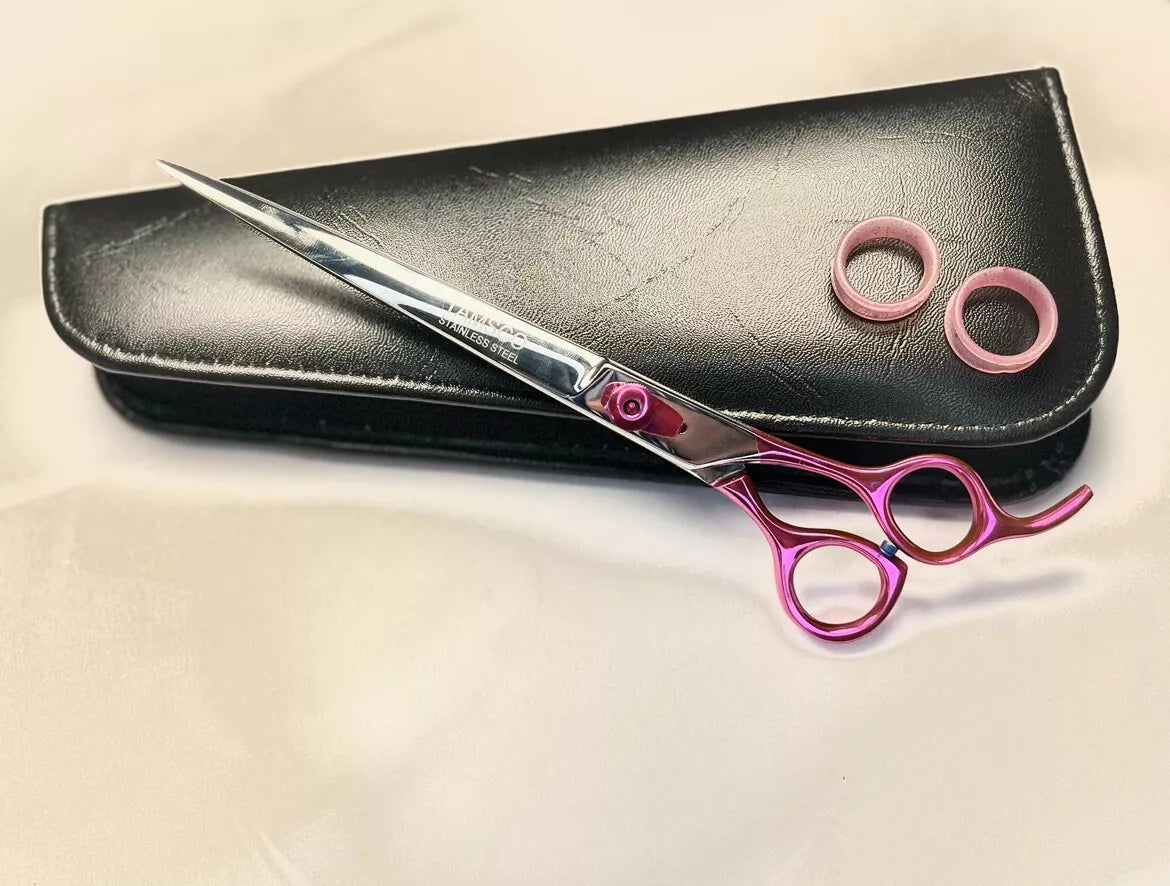 Hair Cutting Shear 7.25" Pink (from USA) Tamsco Precision Tools