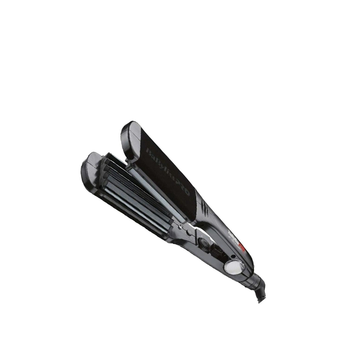 BaByliss PRO 2512TTE 60mm Hair Crimper & Straightener - Professional Grade Styling Tool for Salon-Quality Results Beauty Care Bag