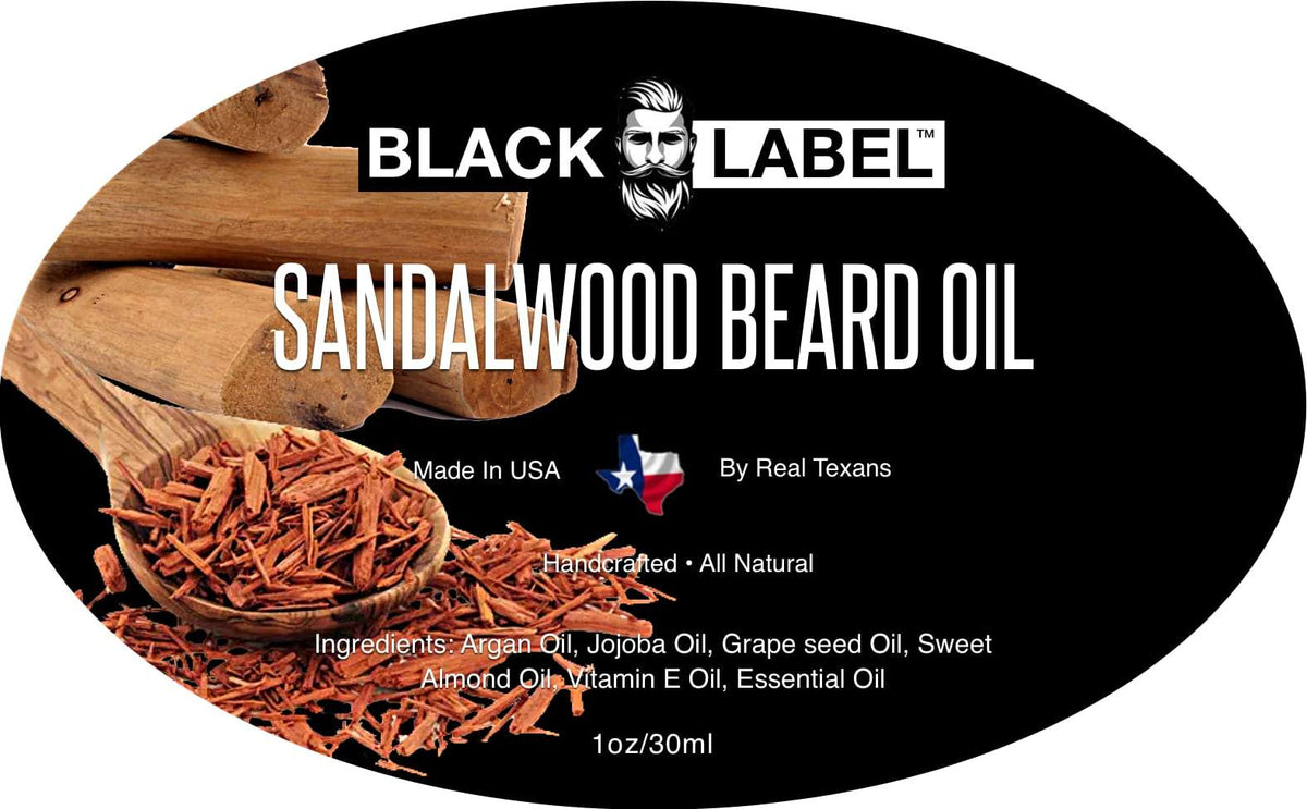 Sandalwood Beard Oil Blacklabel Beard Company