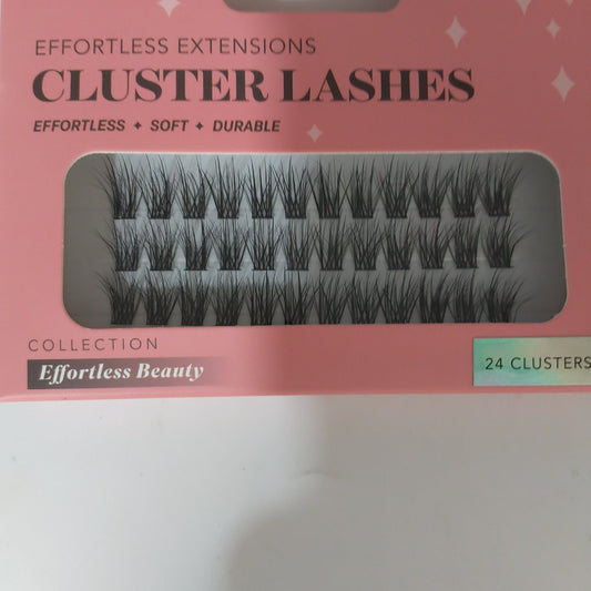 Sassi Cluster Lashes | Effortless Beauty | 24 Lash Clusters | Lightweight, Reusable Extensions for Natural-Looking Volume & Length VIP Extensions