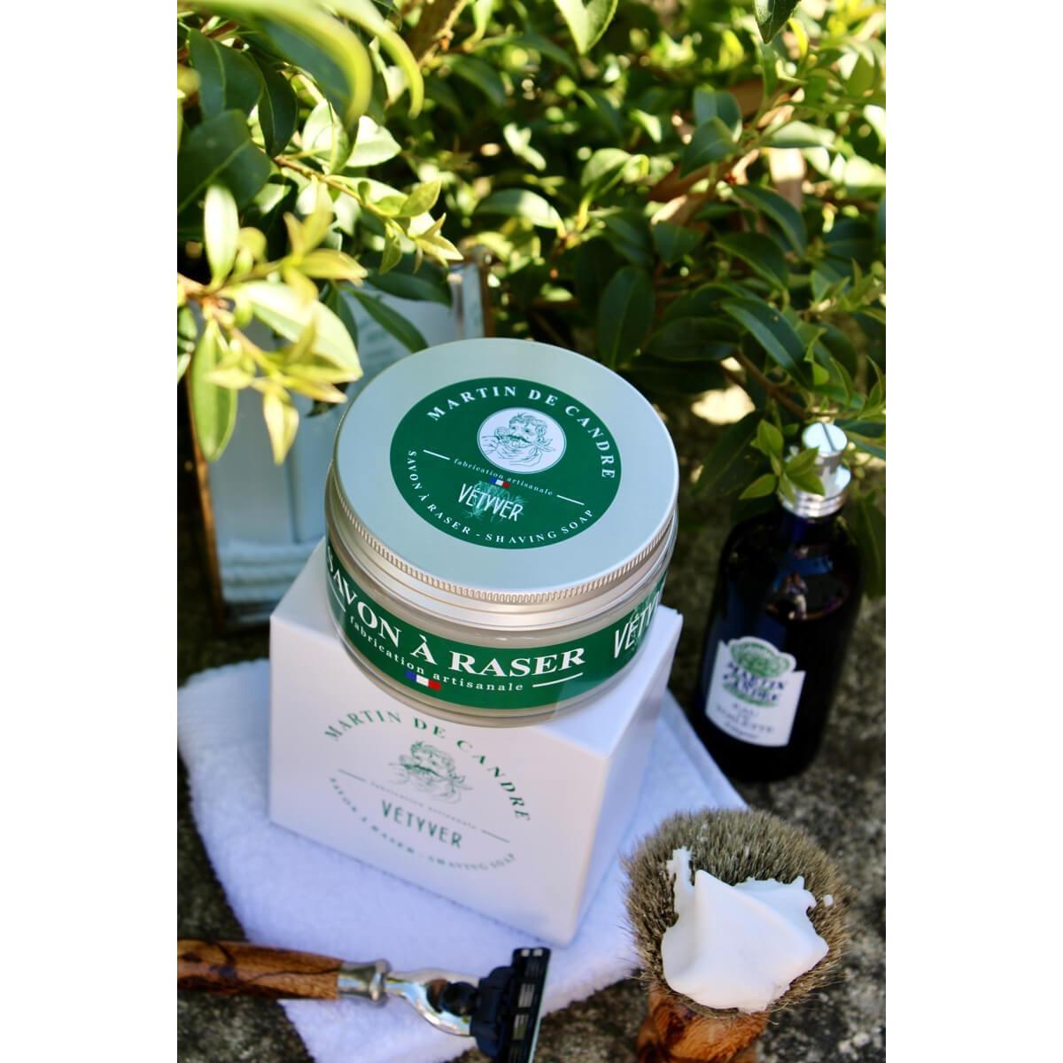 Martin de Candre Vetyver Collection Shaving Soap Pasteur Pharmacy
