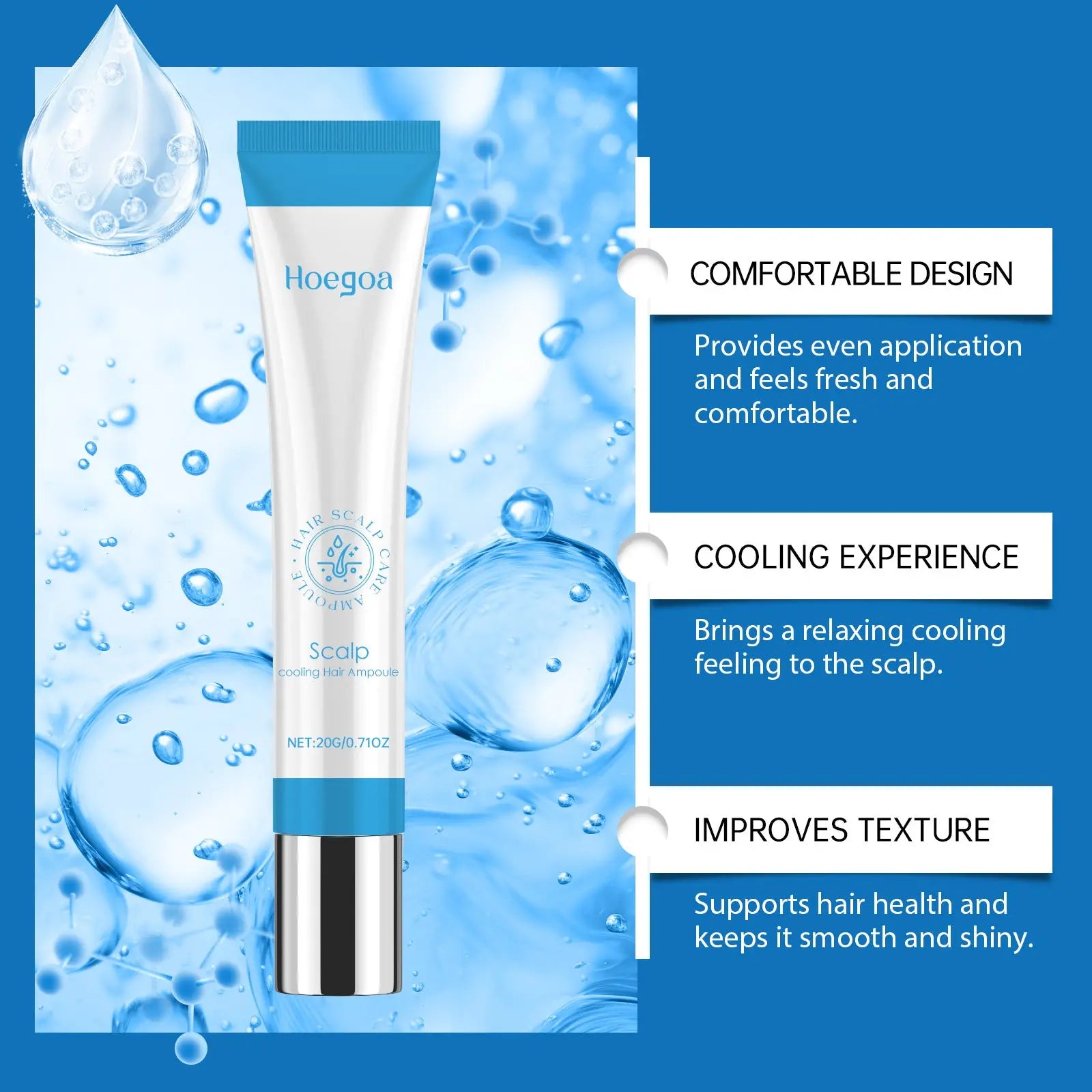Scalp Cooling Hair Ampoule Vitamin B5 Repairing Essence ARBA Global
