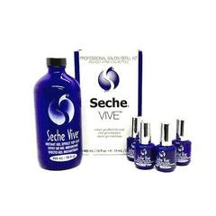 Seche - Vive - Instant Gel Effect Top Coat 16oz + 4 x .5oz Queen Nails & Beauty Supplies
