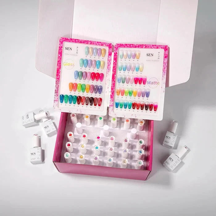 SEN PURE Flash 36 Gel Collection (Free Top-Base-Matte) iNAIL SUPPLY