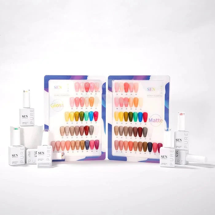 SEN PURE Jelly 36 Gel Collection (Free Top-Base-Matte) iNAIL SUPPLY