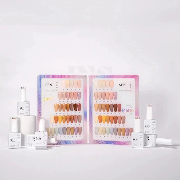 SEN PURE Nude 36 Gel Collection (Free Top-Base-Matte) iNAIL SUPPLY