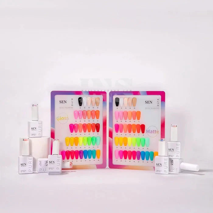 SEN PURE Summer Neon 36 Gel Collection (Free Top-Base-Matte) iNAIL SUPPLY