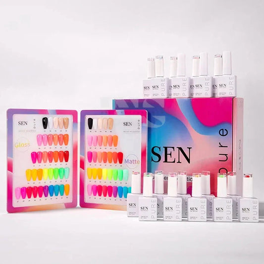 SEN PURE Summer Neon 36 Gel Collection (Free Top-Base-Matte) iNAIL SUPPLY