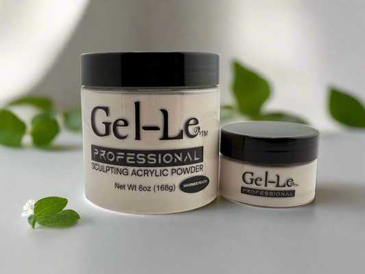 Gel-Le - Acrylic Powder - Shimmer Peach