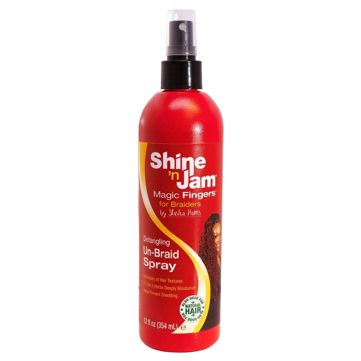 Shine 'n Jam Magic Fingers Un-Braid Spray 12 oz VIP Extensions