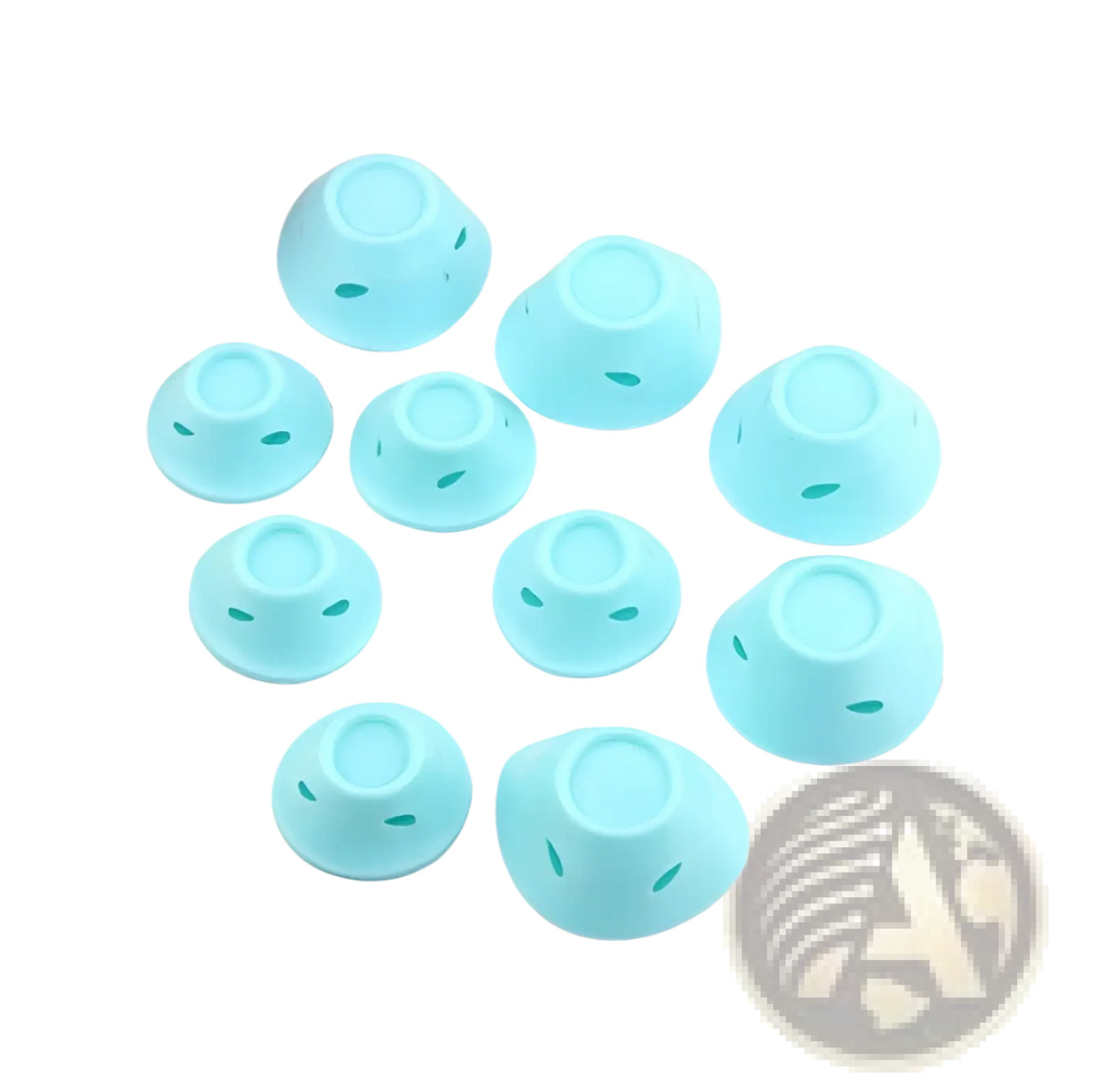 Silicone Hair Curlers no Heat Soft Rubber Rollers 10pc ARBA Global