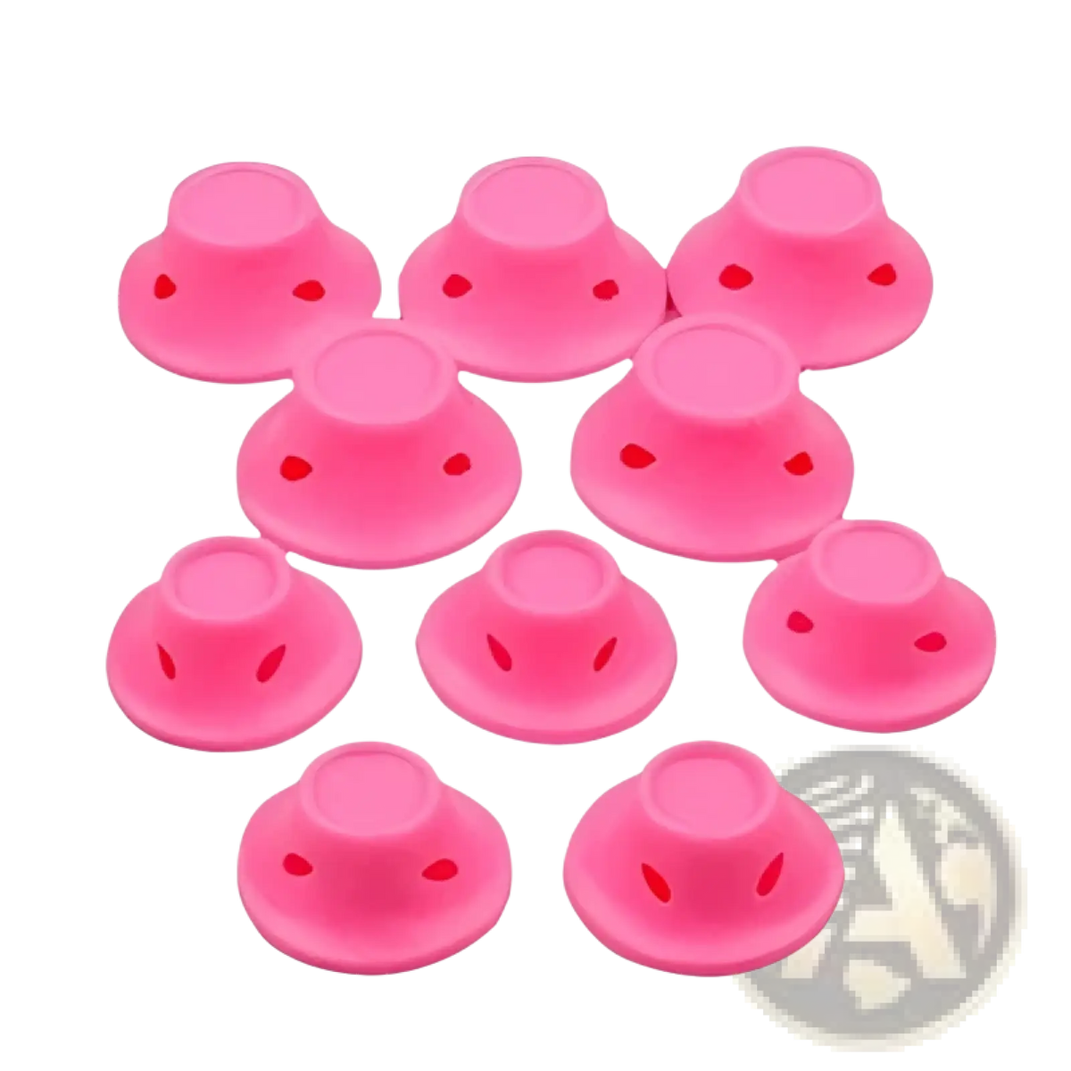 Silicone Hair Curlers no Heat Soft Rubber Rollers 10pc ARBA Global