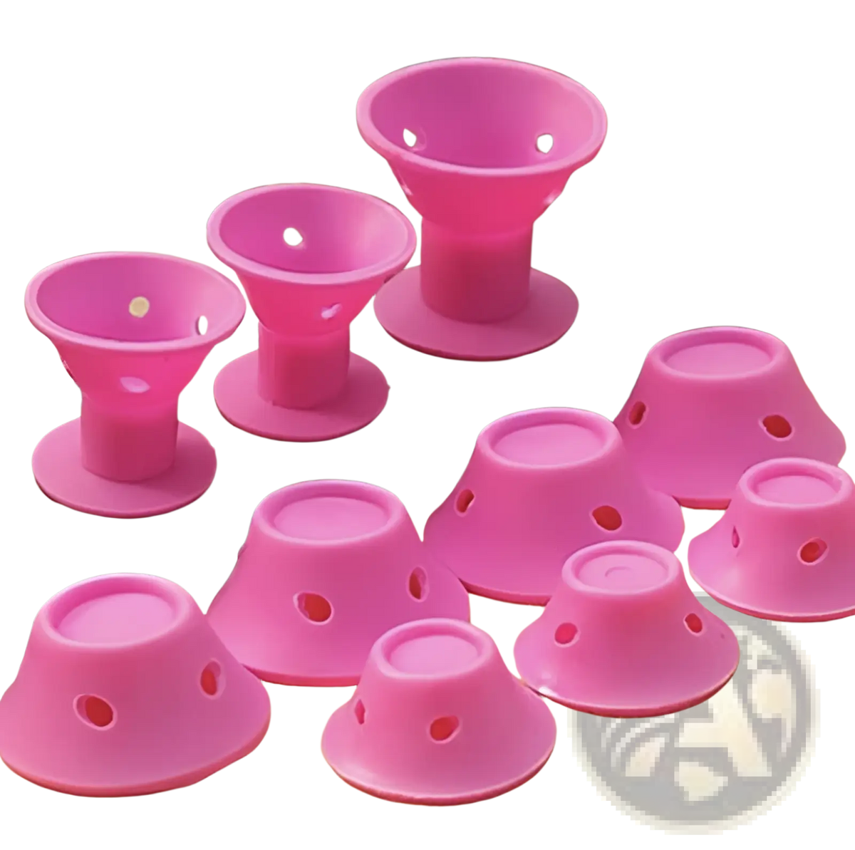 Silicone Hair Curlers no Heat Soft Rubber Rollers 10pc ARBA Global