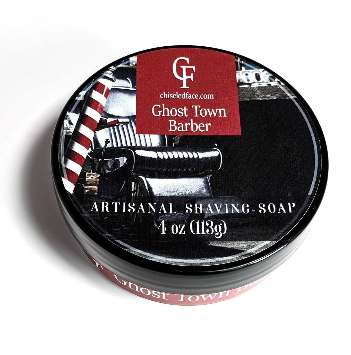 Silk Tallow Shave Soap - Ghost Town Barber Chiseled Face