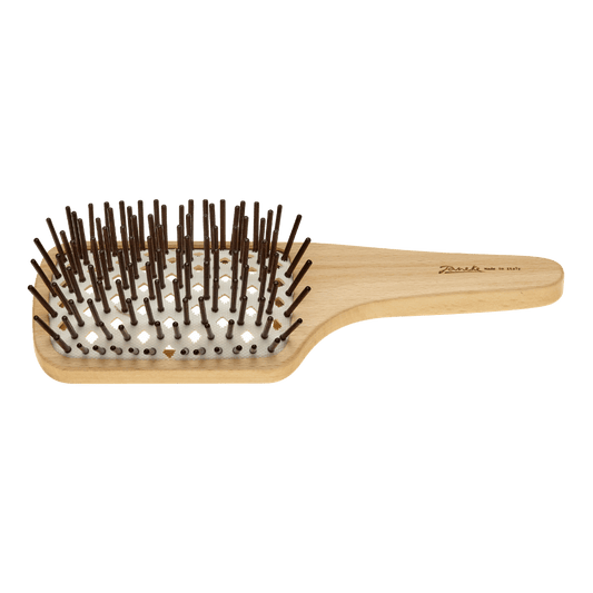 Janeke Wooden SuperBrush – Anti-Static Beech Wood Brush with Hornbeam Pins KOH-I-NOOR Beauty USA