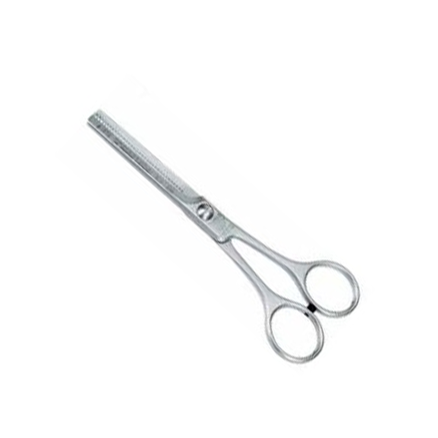 Starline Single Sided Thinning Scissors for Hair Texturizing 5.5 inch Beauty Care Bag