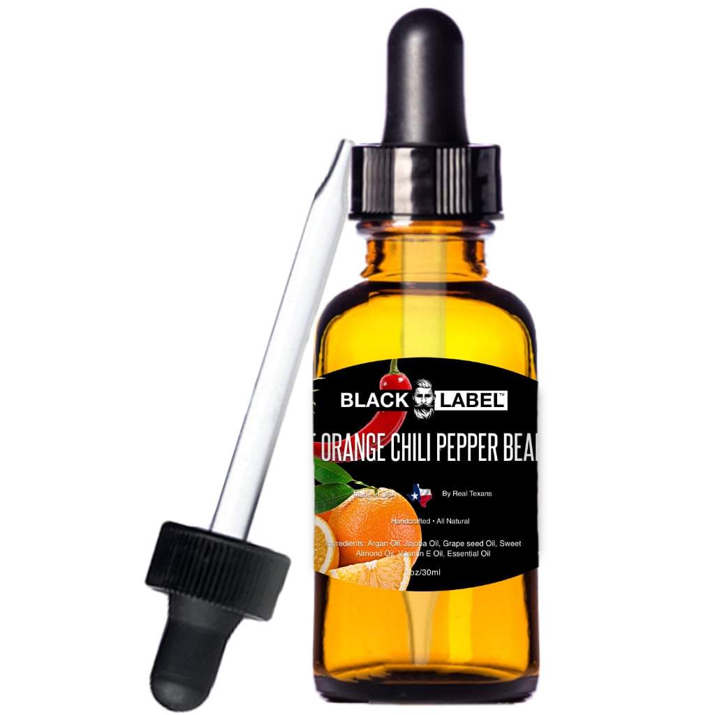 Sweet Orange Chile Pepper Beard Oil Blacklabel Beard Company