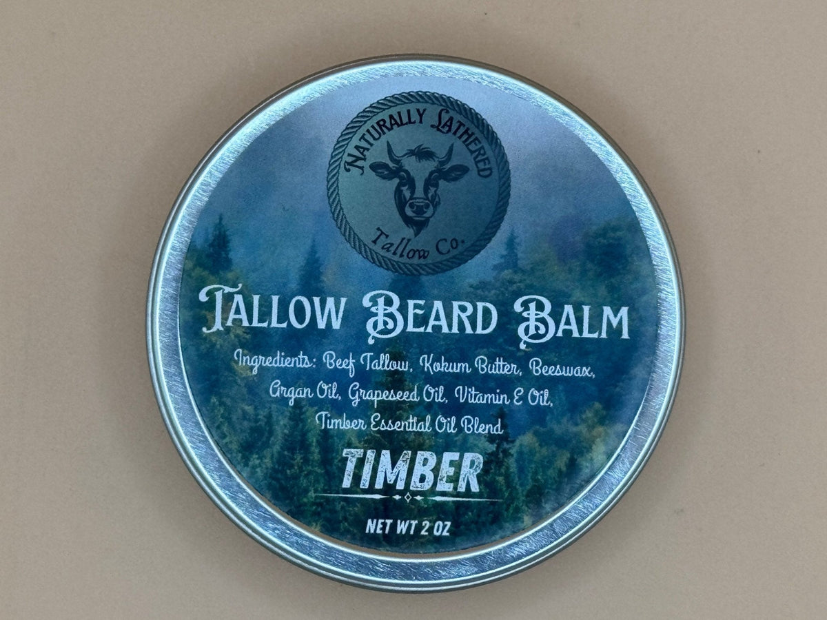 Tallow Beard Balm Naturally Lathered Tallow Co.