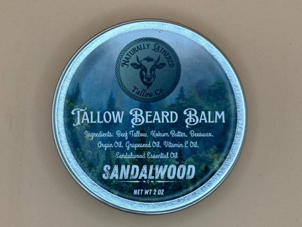 Tallow Beard Balm Naturally Lathered Tallow Co.