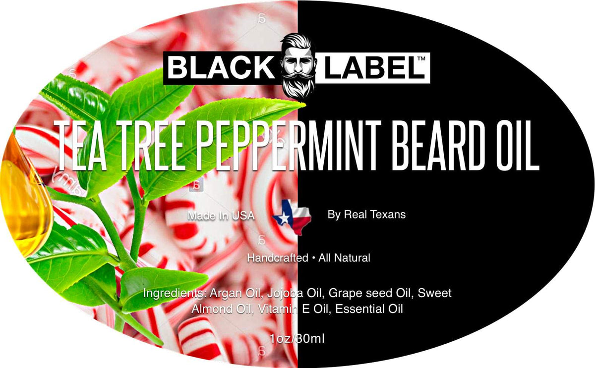 Tea Tree Peppermint Beard Oil Blacklabel Beard Company
